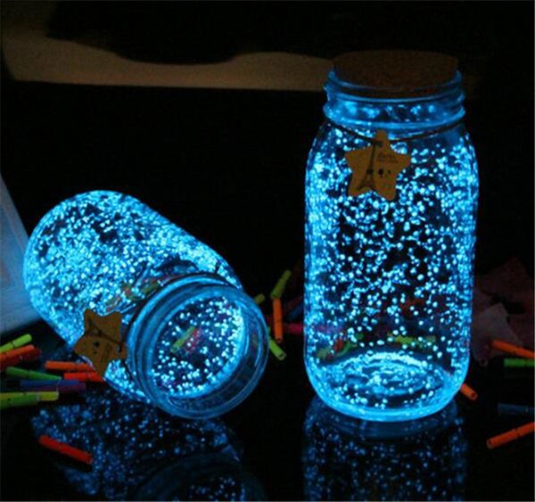 

tank песок рыба luminous aquarium fluorescent серебристые частицы украшения партии glow в декоре dark рождество