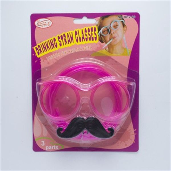 

funny eyeglasses pipette creative weird glasses beard straw games prop for birthday party and children different color 1 61sxh1