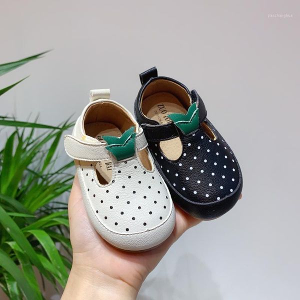 

first walkers autumn cute polka dot casual shoes soft tpr sole toddler girls 0-18m baby walkers1