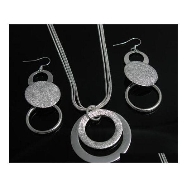 

wholesale - christmas gift 925 sterling silver fashion necklace+earrings set s73 ck1se