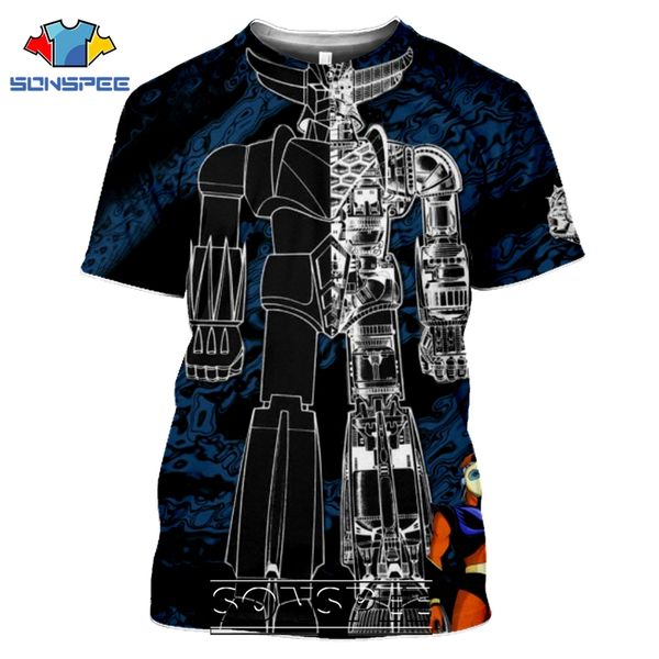 

goldorak vintage anime 3d print shirts funny kawaii comics men clothing