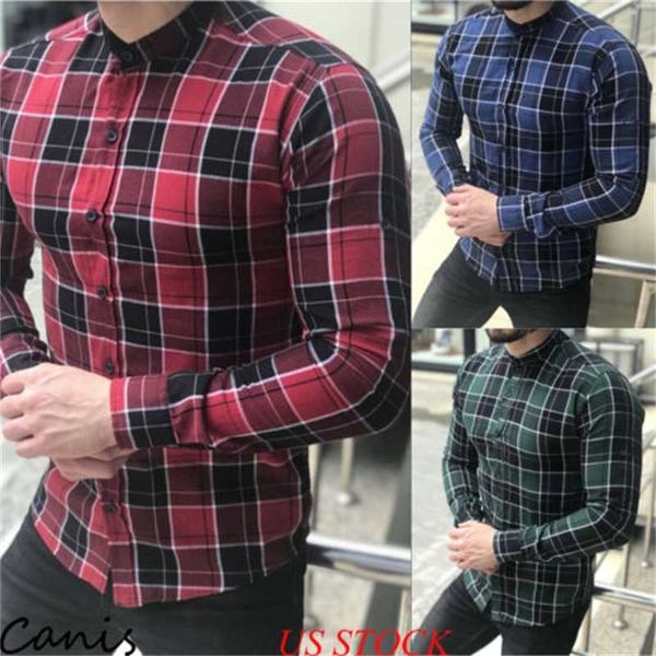 

2019 new fashion men's long sleeve button down slim fit casual stylish shirt plus size, White;black