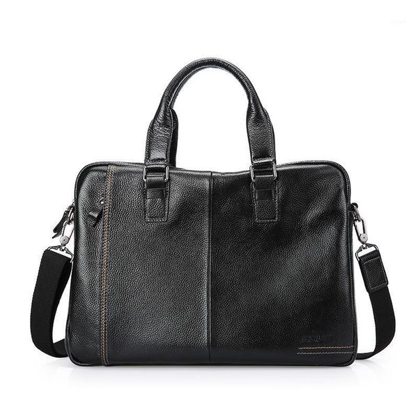 

1pcs new men's handbags casual slung shoulder new leather men's business1