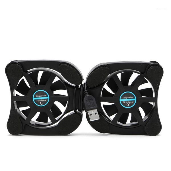 

foldable cool cooler cooling usb dual fans notebook stand fan pad w/2 fan for 14.1'' lapnotebook1