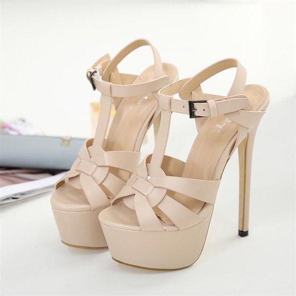 

women's high heels sequined shoes party high heels shoes hollow design slippers sandals fetish, Black