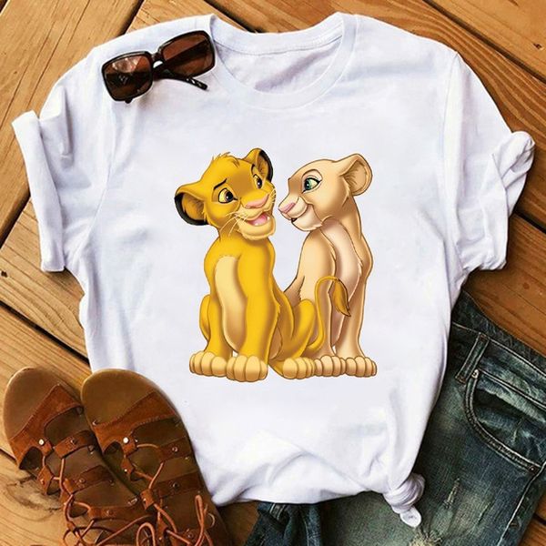 

white multi pattern female printed short sleeve cartoon white multi pattern female printed short sleeve t-shirt cartoon t-shirt o2bjw