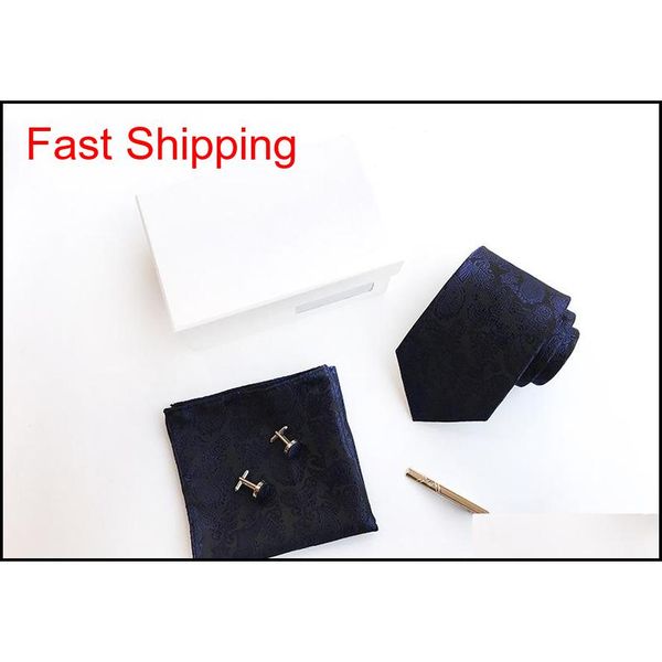 

new 100% silk classic men neck ties clip hanky cufflinks sets floral brand formal wear business wedding p qylnwu bde_home, Blue;purple