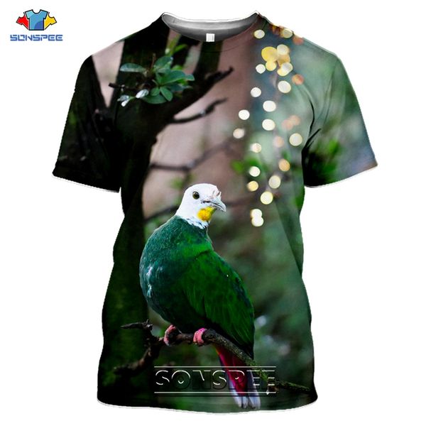 

animal bird pigeons 3d print shirts hippie aesthetic harajuku men clothing