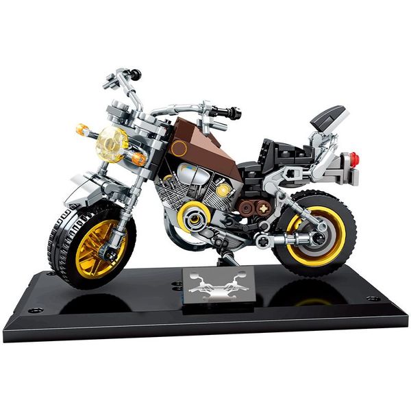 

sembo city creator off road мотоцикл модели строительные блоки technic мотоцикл diy соберите кирпичи развивающие игрушки для детей bbyayt