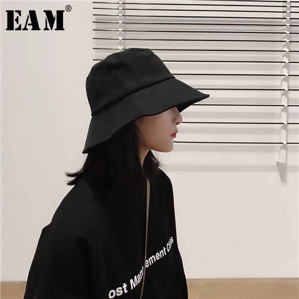 

eam] new spring summer round dome brief spliced temperament solid wild fishermen hat women fashion tide all-match jy332 201008, Blue;gray