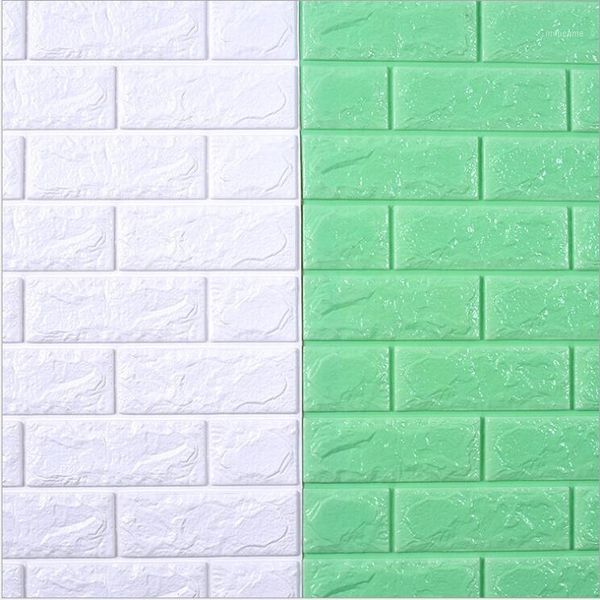 

wall stickers 70x38.5cm diy self adhesive 3d bedroom decor foam brick room wallpaper sticker for kids room1