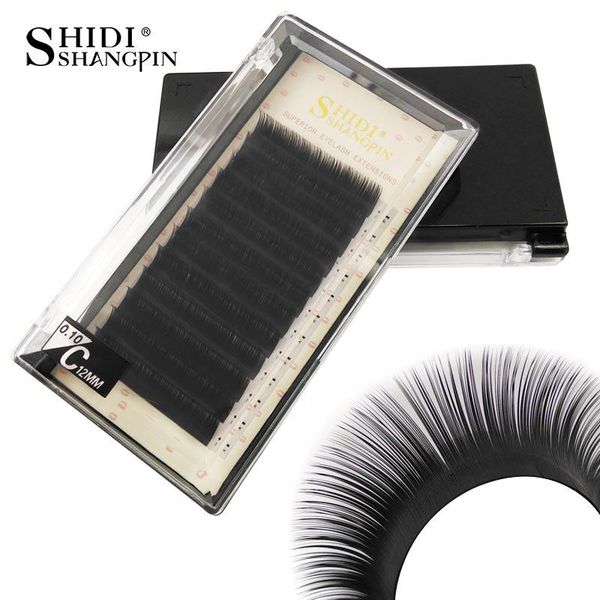 

shidishangpin 12 rows 0.15mm mink lashes individual handmade eyelash extension 8-1m eyelashes maquiagem cilios for profession wmtuai