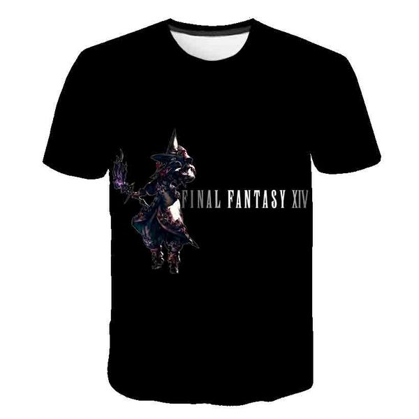 

3d final fantasy vii cool summer leisure game new print student final fantasy vii 3d print shirts anime aesthetic aesthetic men clothing