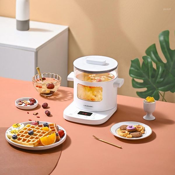 

electric kettles 220v multifunction kettle 2l glass health pot kitchen stew porridge insulation with temperature display1