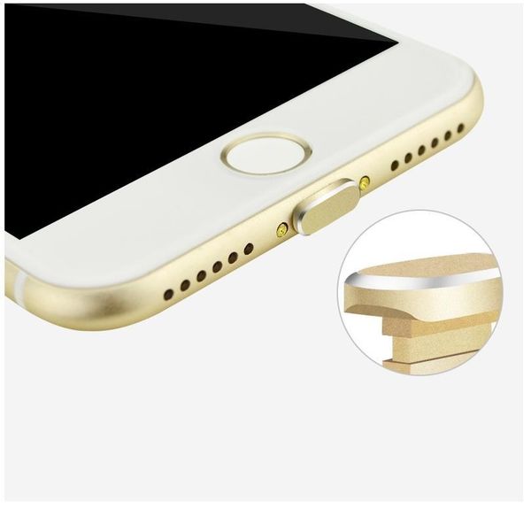 

metal 3.5mm jack headphone port anti dust plug for iphone 87 x 6s plus xs max ser cover phone accessories charg bbykli