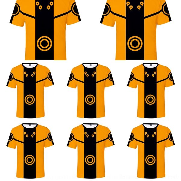 

hgbbm лето нового поколения наруто четыре 3d коротких любители анимации печать hsbzs косплей t-рубашки футболки анимации вокруг рукава, Black