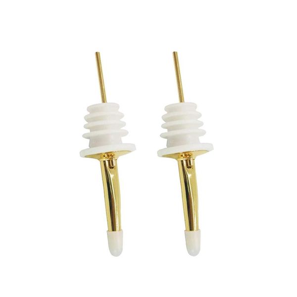 

уколы вина poler 2pcs нержавеющая сталь спиртовые ликерные носики бутылка дозатор вина бутылка пробка с крышкой вина аксессуары jlldzq