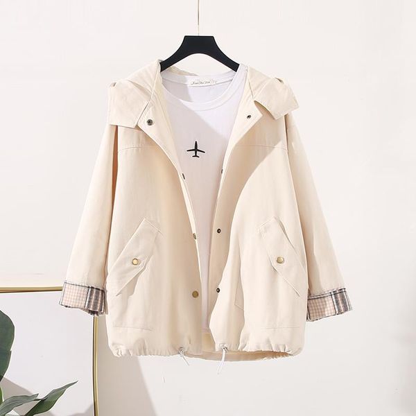 

fashion black pink hooded baseball jacket women 3 color harajuku outerwear chaqueta mujer korean loose short jacket coat female, Black;brown