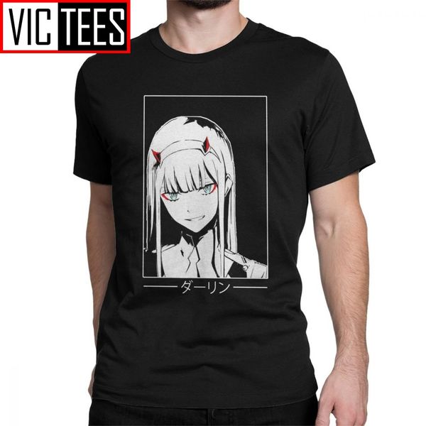 

zero two darling in the franxx white man's short sleeves novelty round neck clothes brand sport hooded sweatshirt hoodie t shirt