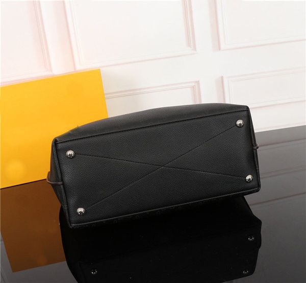 

perforated new fashion crossbody shopping handbag bag bag large 2020 capacity shoulder leather size 35*40*17cm wliuf, Red;black