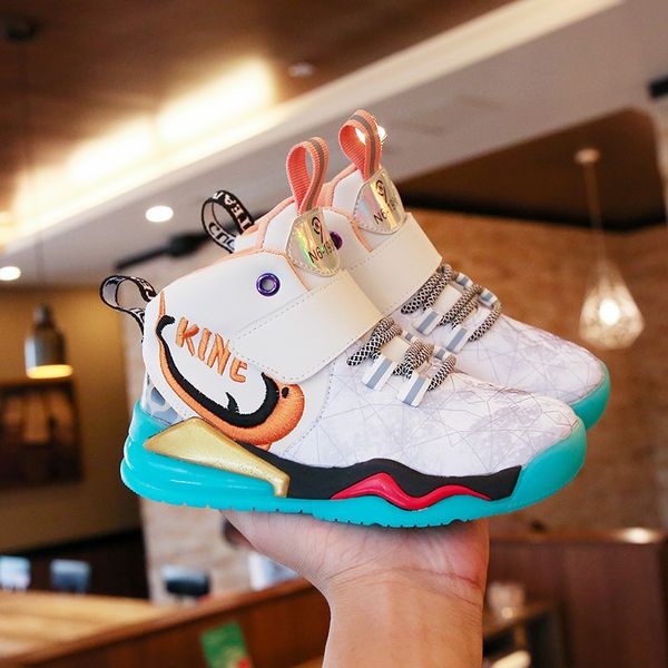 

чистка kikids 2020 для мальчиков бег баскетбол kid повседневный дети робот спорт загрузочный кроссовки мультфильм детская одежда обувь, Black