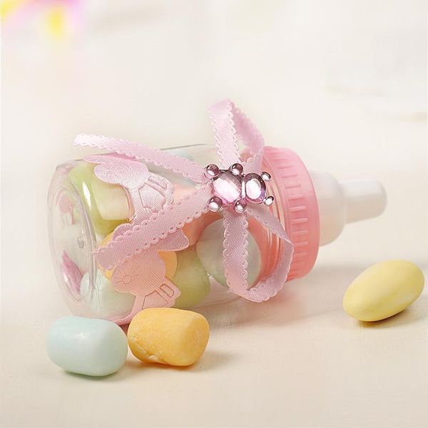 

gift wrap baby shower candy box bottle pink girl blue boy,wedding favors and ,birthday party favours christmas gifts1
