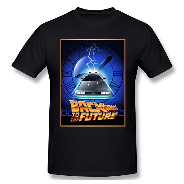 

sport 2020 new arrival 30th anniversary tribute ofertas t-shirt 100% cotton back to the future crewneck tshirt round collar