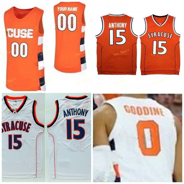 

syracuse orange college basketball jersey 0 brycen goodine 1 quincy guerrier 2 john bol ajak 5 jalen carey men women youth custom stitched, Black