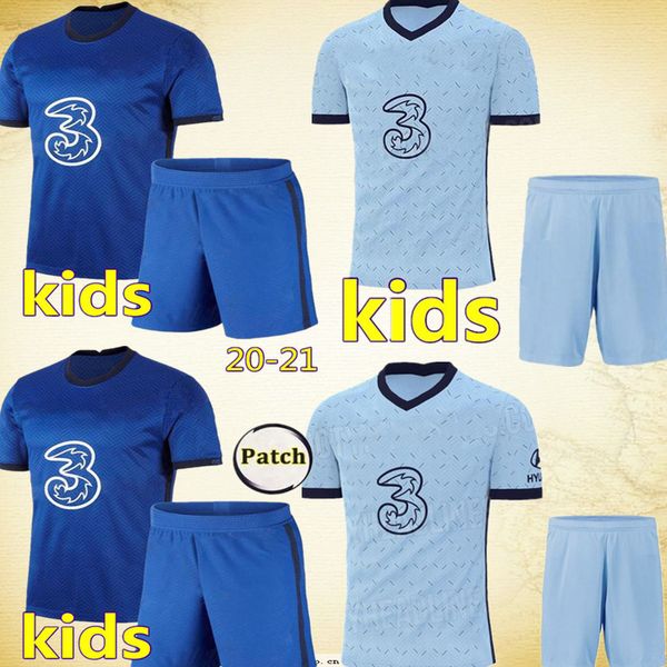 

2020 2021 soccer 7 n golo kante jersey set 9 tammy abraham 11 timo werner ross barkley frank lampard football shirt kits q-e-x, Black