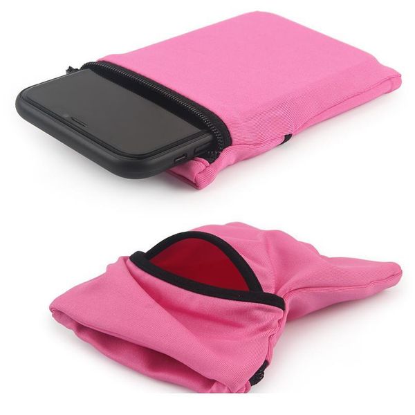 

portable sport armband run bag wristband badminton tennis sweatband wrist support pocket wrist wall qyleiy, Yellow;black