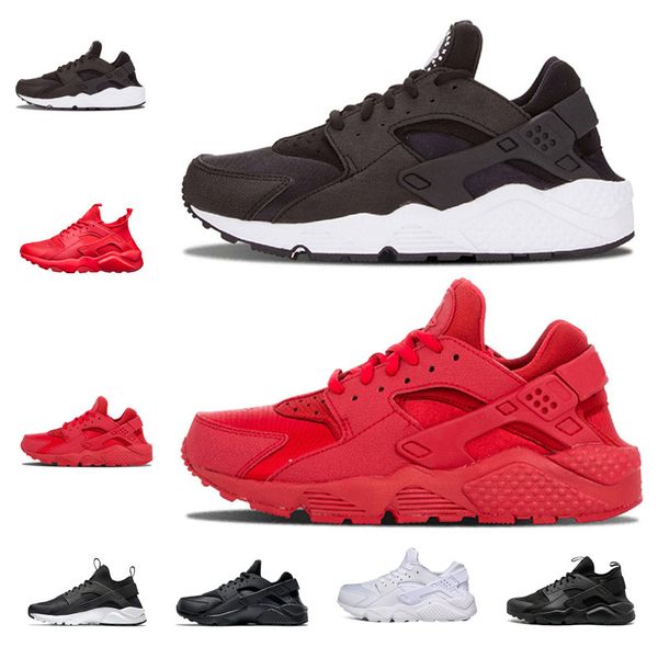 

huarache ultra running shoes triple white black huraches running trainers for men women outdoors shoes huaraches sneakers size 36-45, White;red