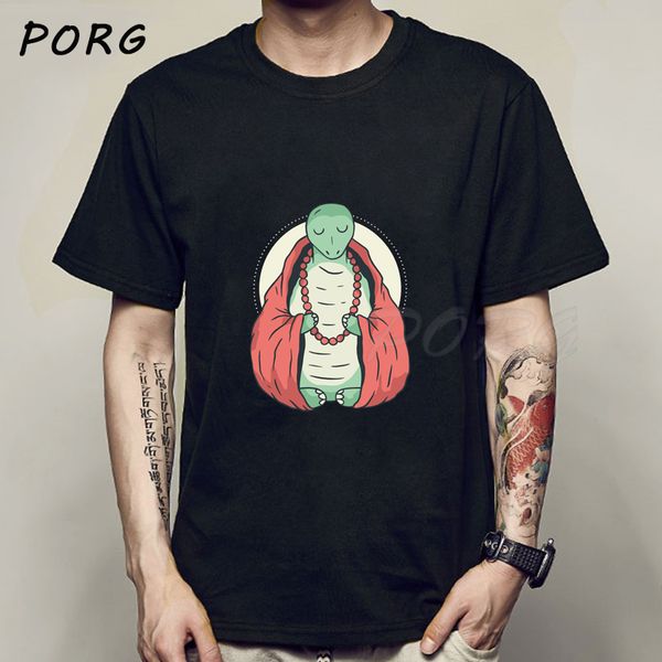 

sport meditating anime turtle novelty plus size t shirt grunge streetwear men tshirt o-neck tee shirt summer men t-shirt hip hop 2020