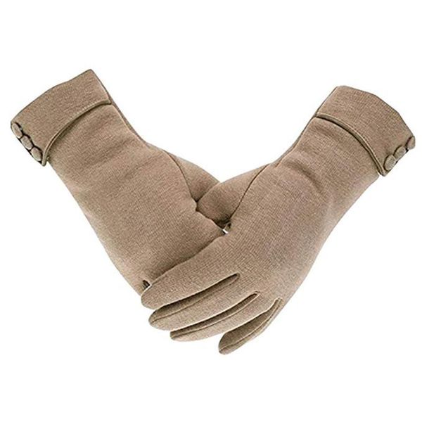 

five fingers gloves winter womens windproof keep warm using phone screen for driving cycling outdoor 2021 mittens, Blue;gray