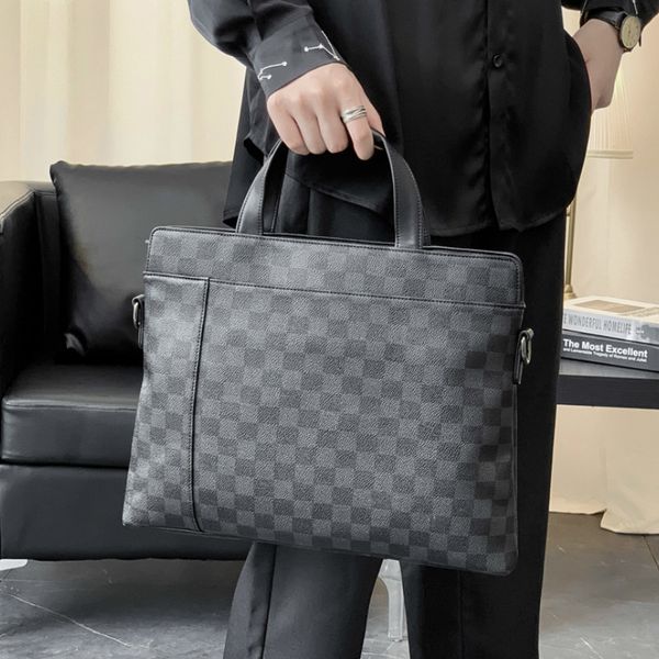 

tidog business simple casual shoulder bag cross section computer briefcase