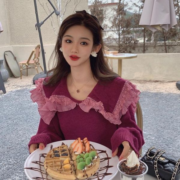 

jxmyy autumn and winter women's new 2021 new street style red sweater dress thin two-piece suit t:1216, White;black