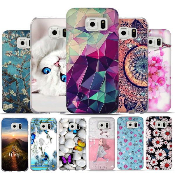 

sewqsoft silicon tpu back sheath, samsung galaxy s6 mobile phone sheat