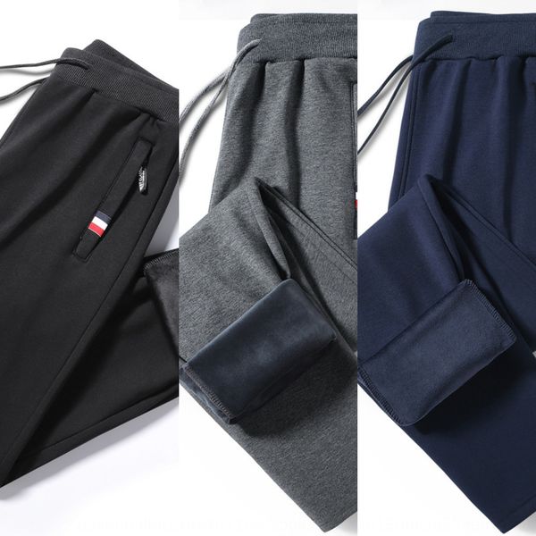 

autumn and winter men's cotton casual loose straight thick wei knitted large running casual pants pantssports pants sports pantspants h, Blue