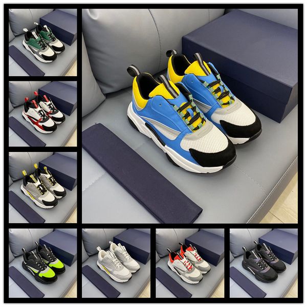 

fashion b22 sneaker calfskin trainers men low casual shoes women flat canvas sneaker retro patchwork casual sneaker cotton laces 38-44, Black