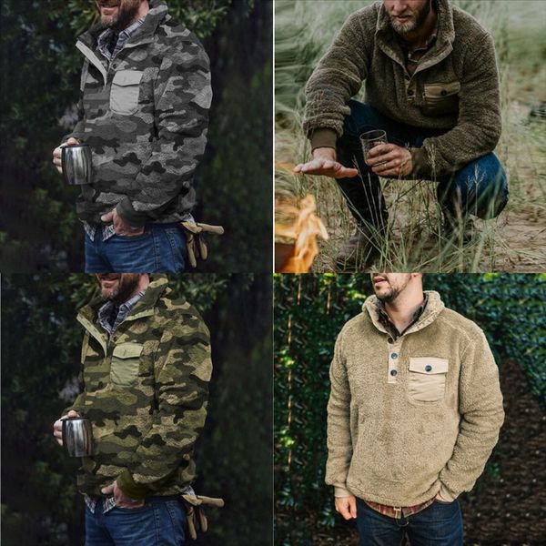 

qoigv ursporttech men's sweaters autumn winter warm knitted sweater jackets men's dener sweater outwear clothing coats male casual, White;black