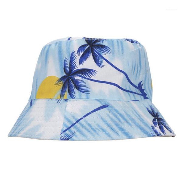 

cloches men bucket hat cotton brim boonie visor sun summer cap1, Blue;gray