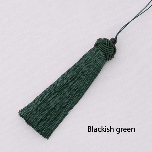 

12pcs lot 9cm pine cap tassels with hanging rope silk sewing tassel trim decorative key tassel for curtain home decoration h jllhym