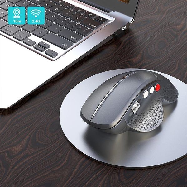 

mice wireless mouse 2.4ghz vertical ergonomic optical 800 1600 2400 3600 dpi 6 buttons for windows mac os