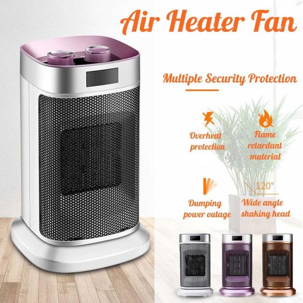 

220v 1800w electric air heater fan house office warm winter deskair warmer