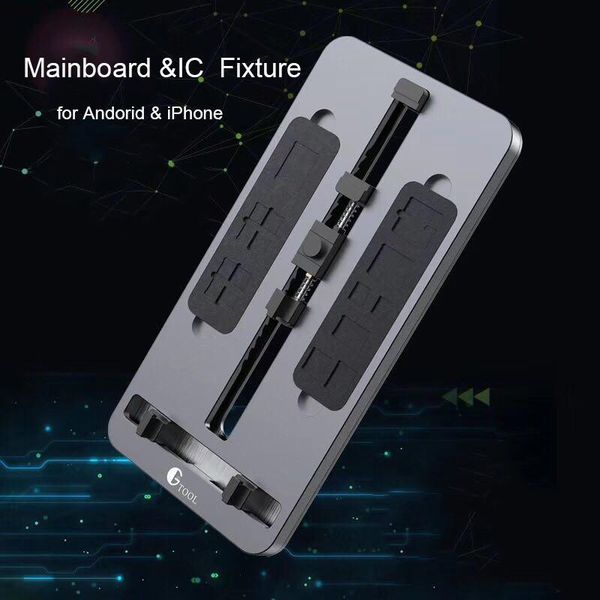

gtool universal motherboard fixture ultra quality metal pcb holder for phone android ic chip nand pcie repair clamp