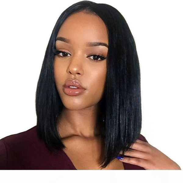 

wig straight lace front human hair wigs for black women pre plucked with baby hair peruvian 13x4 13x6 lace wig remy, Black;brown