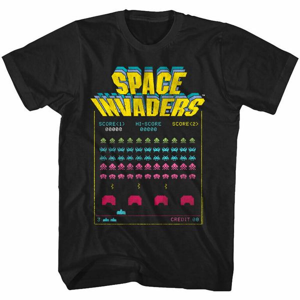 

official space invaders vintage alien battle arcade game men's t-shirt cotton casual plus size tee shirt sport hooded sweatshirt hoodie