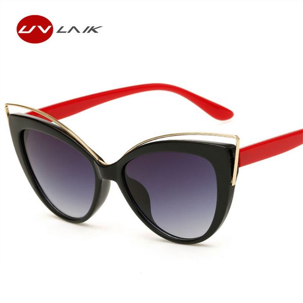 

luxury charm cat eye sunglasses women fashion vintage sun glasses elegant curve design eyewear retro katie holmes eyeglasses, White;black