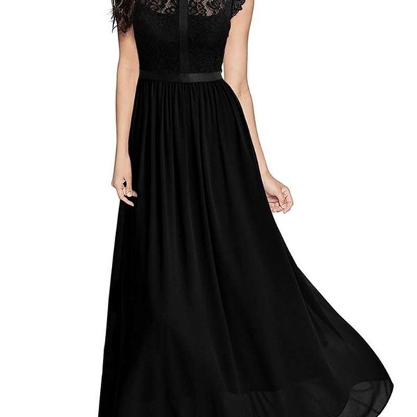 

women's lace new dress, Black;gray