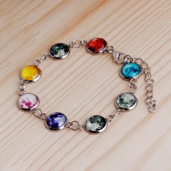 

mysterious style mix 8 colors starry sky make a wish bracelets for women fantasy dress bracelets jewelry gifts1, Black