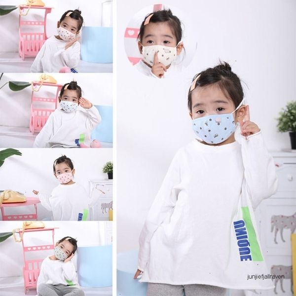 

cartoon infant dust cotton pure baby's thin cloth children's mask washable joho546